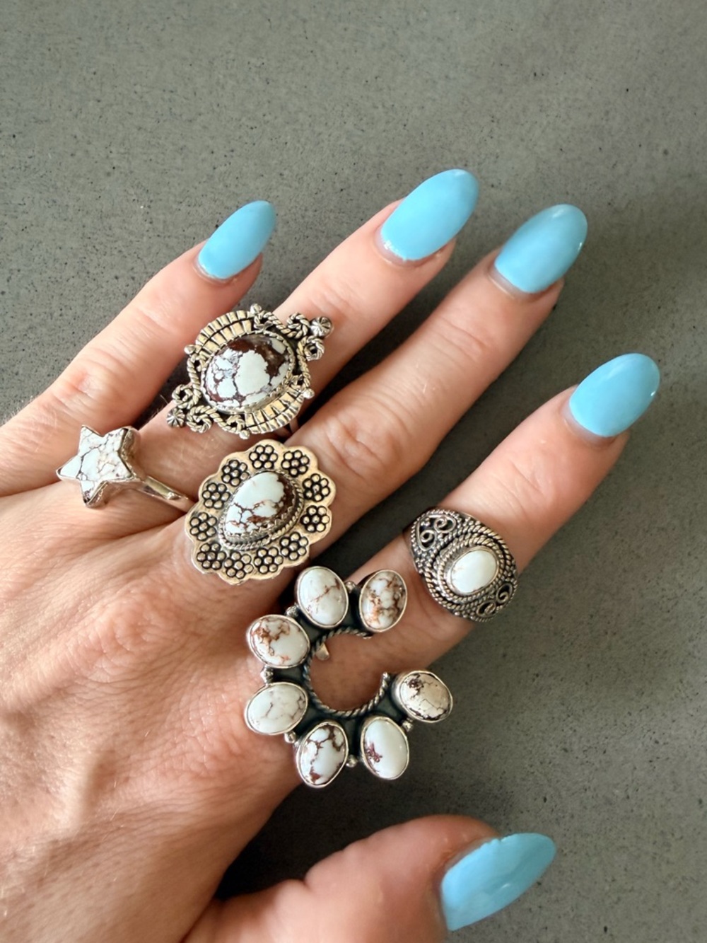 Sterling Silver Wild Horse Naja Ring | Adjustable Size 6.5-10.5 | Western New